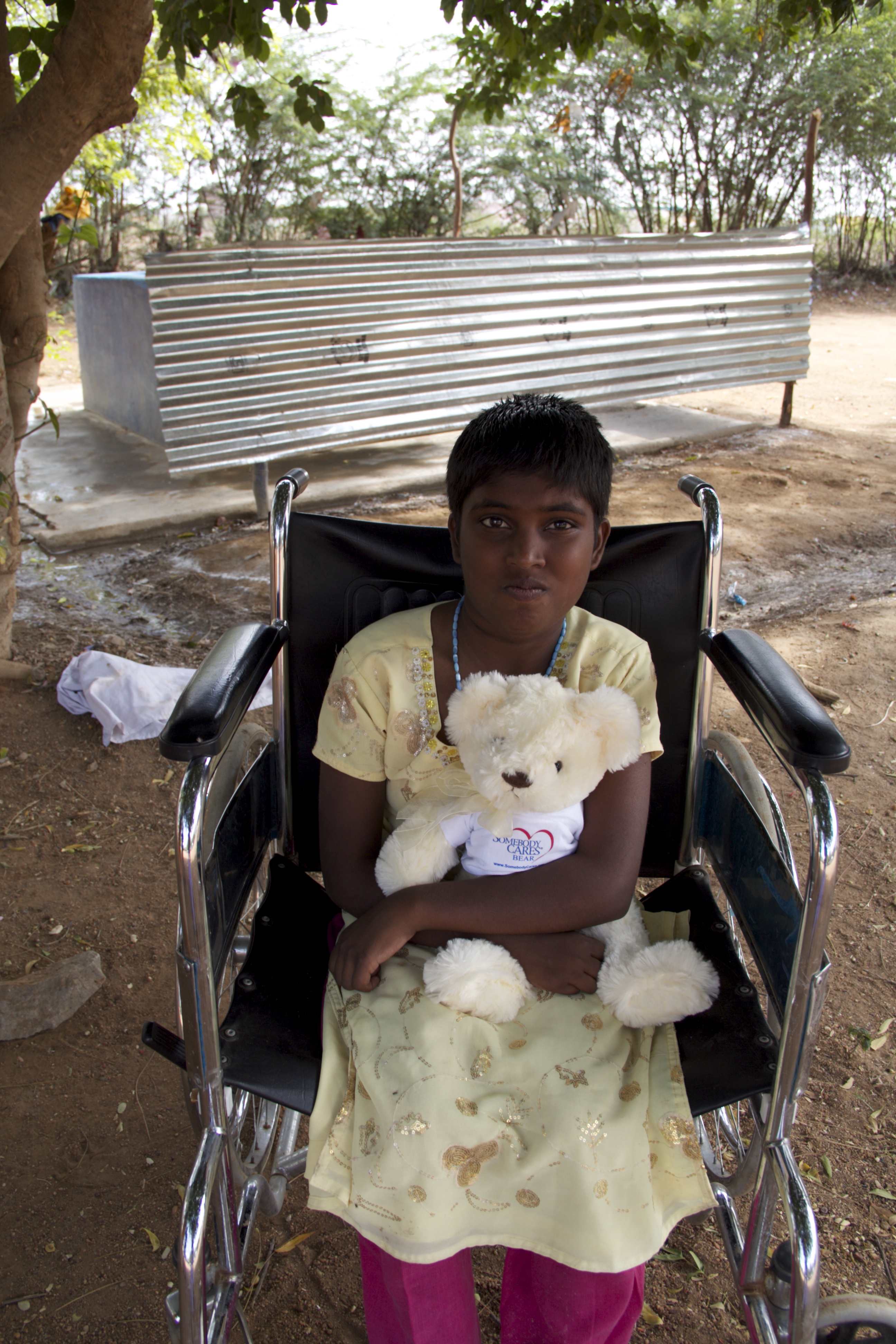 Pria's new chair and bear!